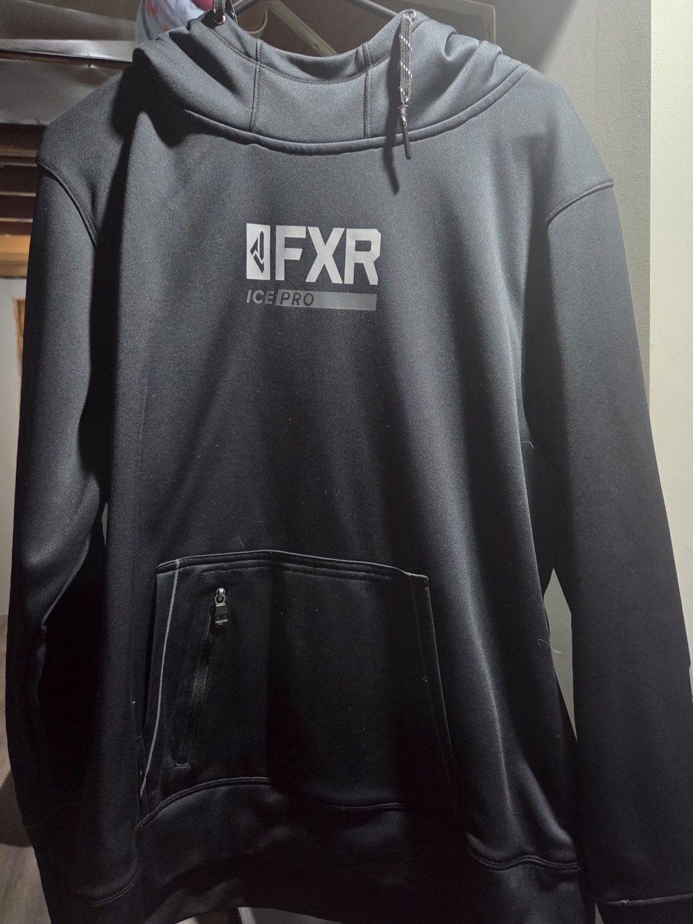 FXR IcePro Black Men's Pullover Hoodie